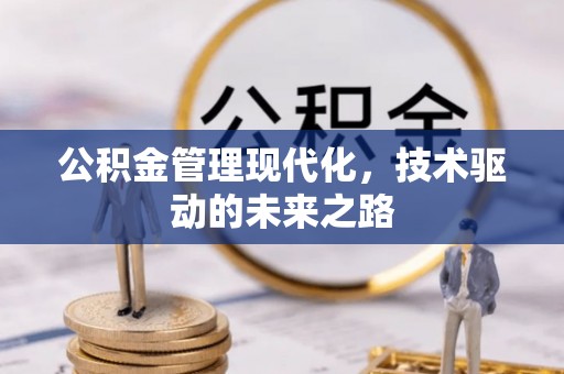 刚察公积金管理现代化，技术驱动的未来之路